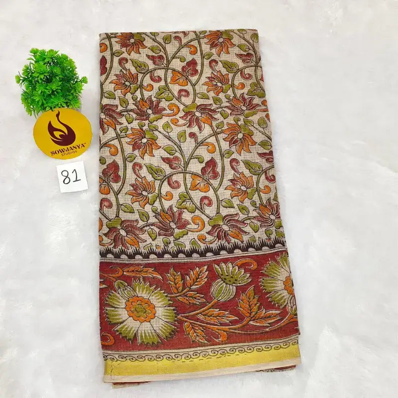ORIGINAL PEDANA Kalamkari KOTA Cotton Sarees (81)- BLEND