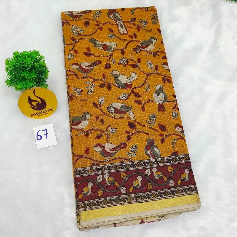 ORIGINAL PEDANA Kalamkari KOTA Cotton Sarees - BLEND67