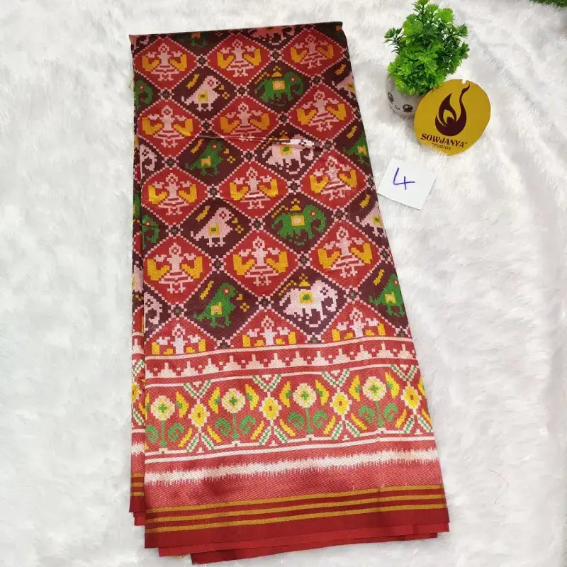 Premium Semi Patola Sarees - PATOLA4