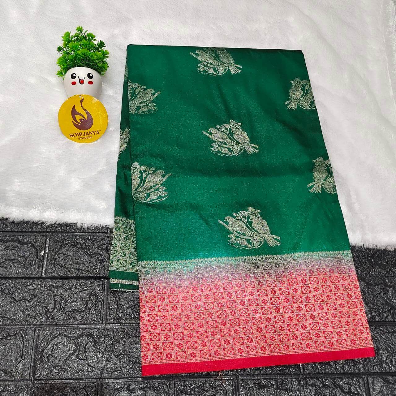 Pure Dola Silk with Zari work Sarees - SSPDS20