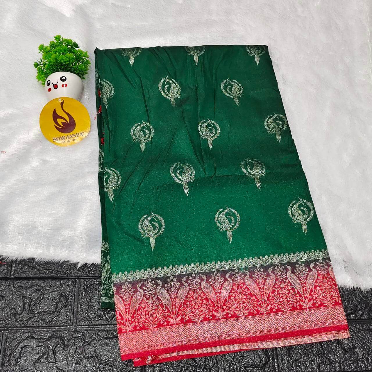 Pure Dola Silk with Zari work Sarees - YEAR