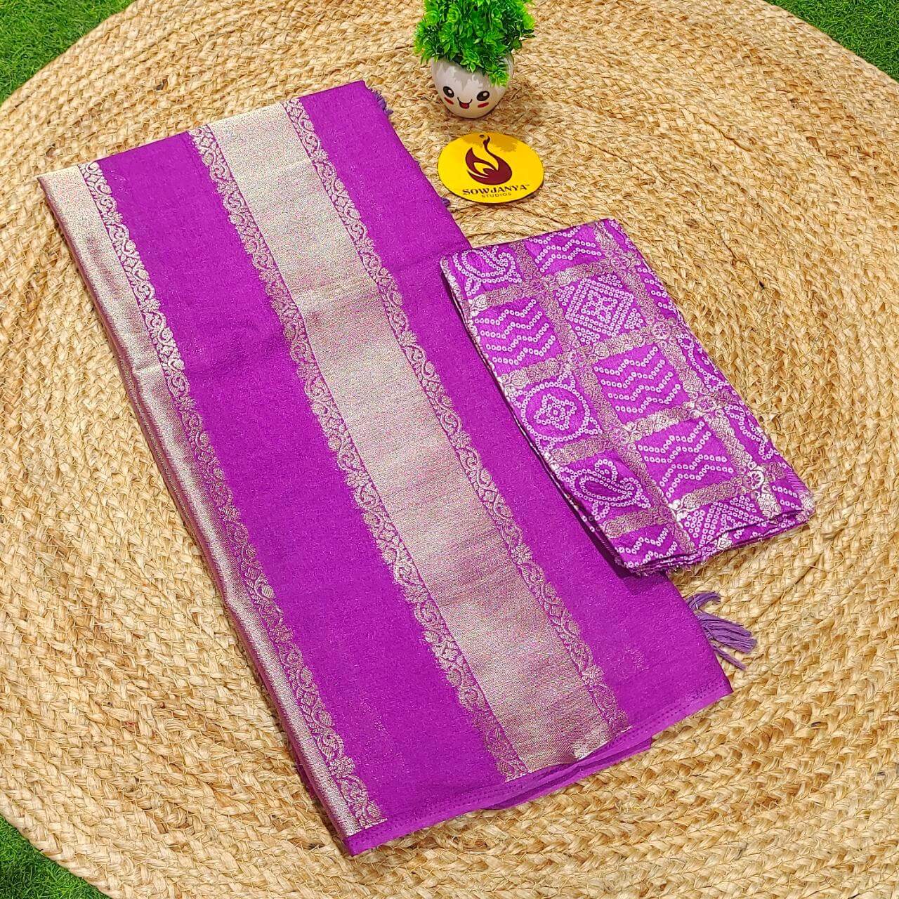 Premium Viscose Crape Georgette Saree - SSBEST7