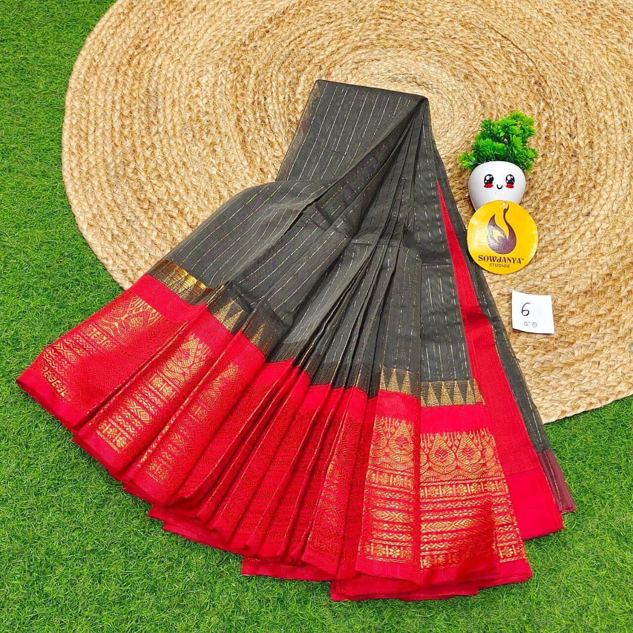 Seiko Gadwal Cotton Sarees -ROYAL6