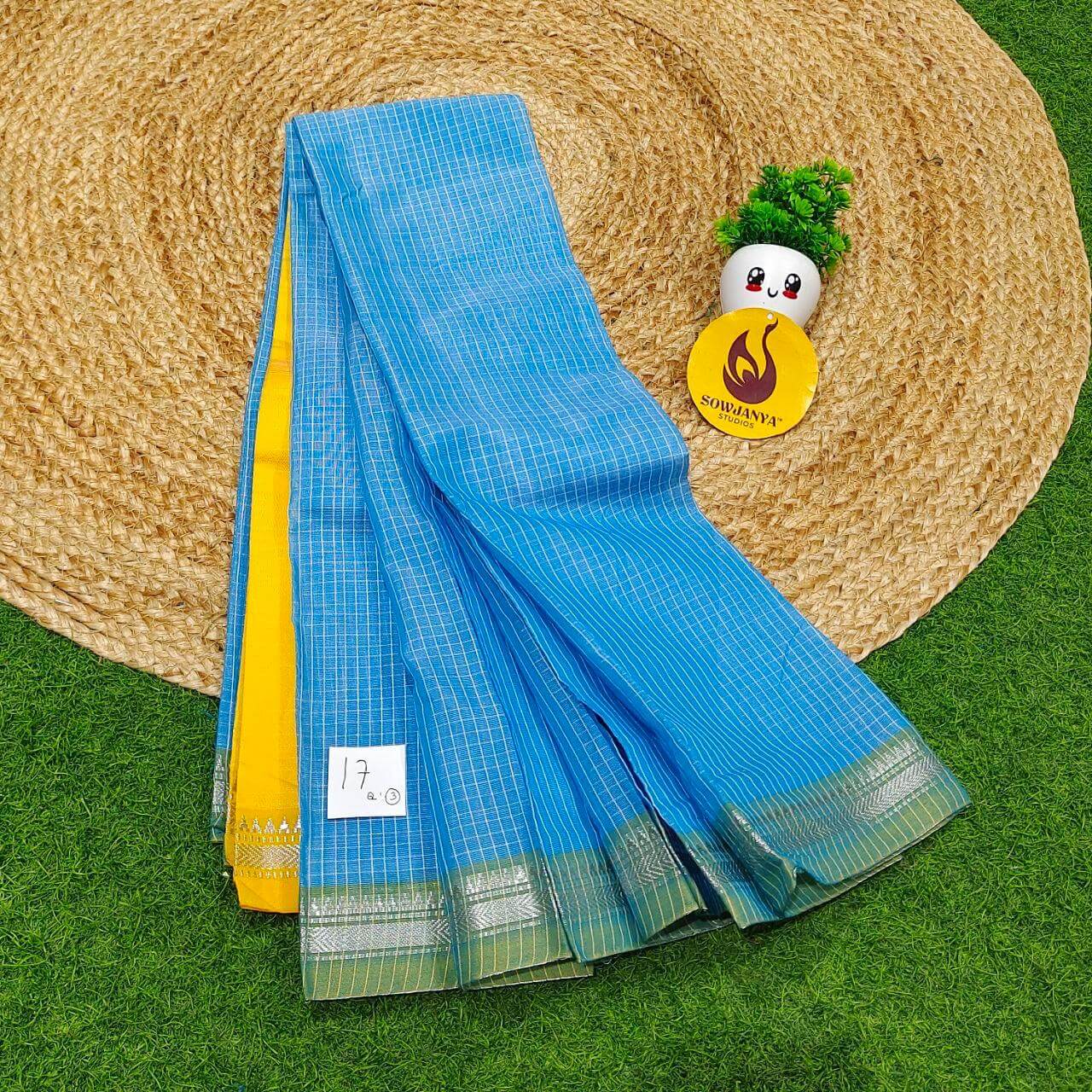 Seiko Gadwal Cotton Sarees -ROYAL17