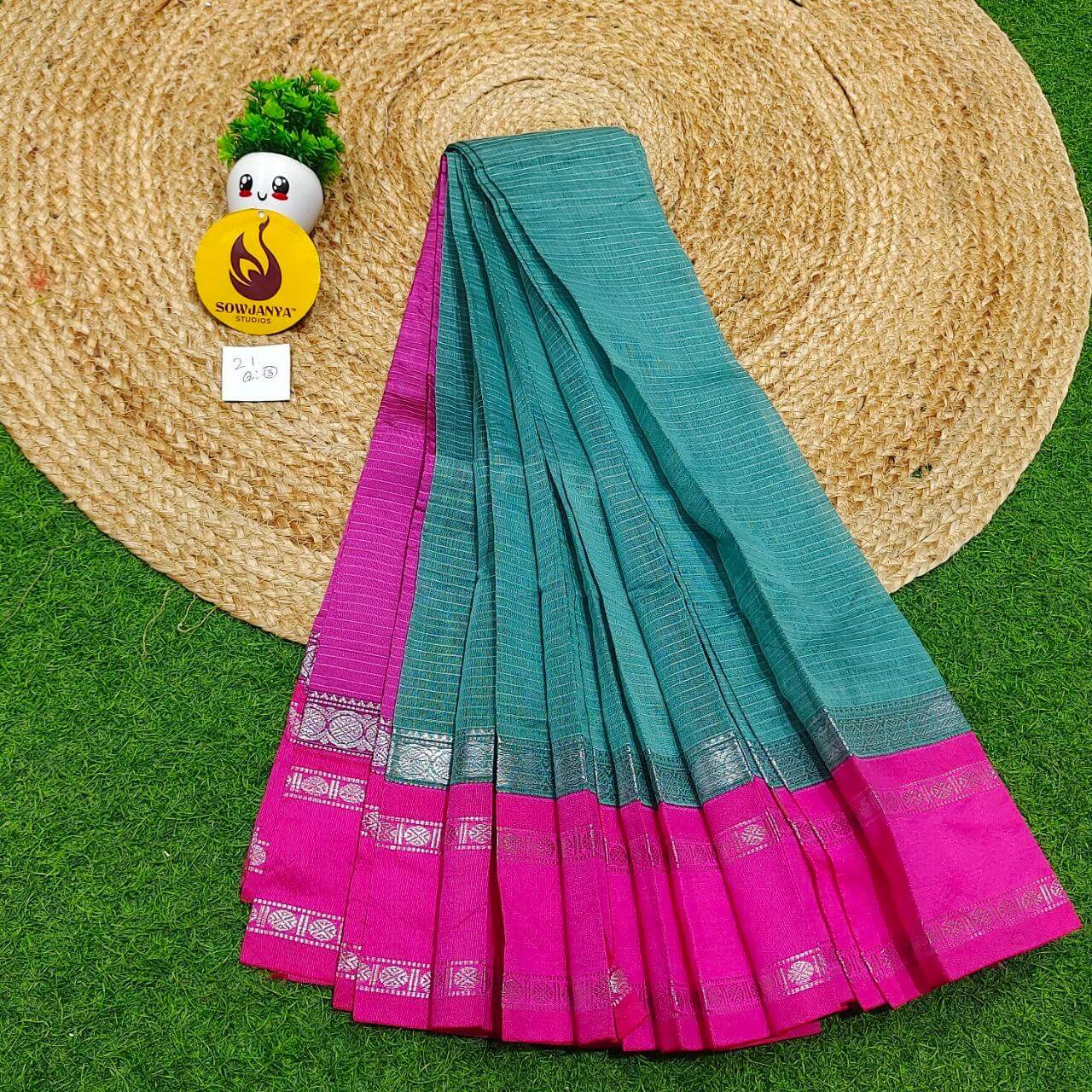 Seiko Gadwal Cotton Sarees -ROYAL21