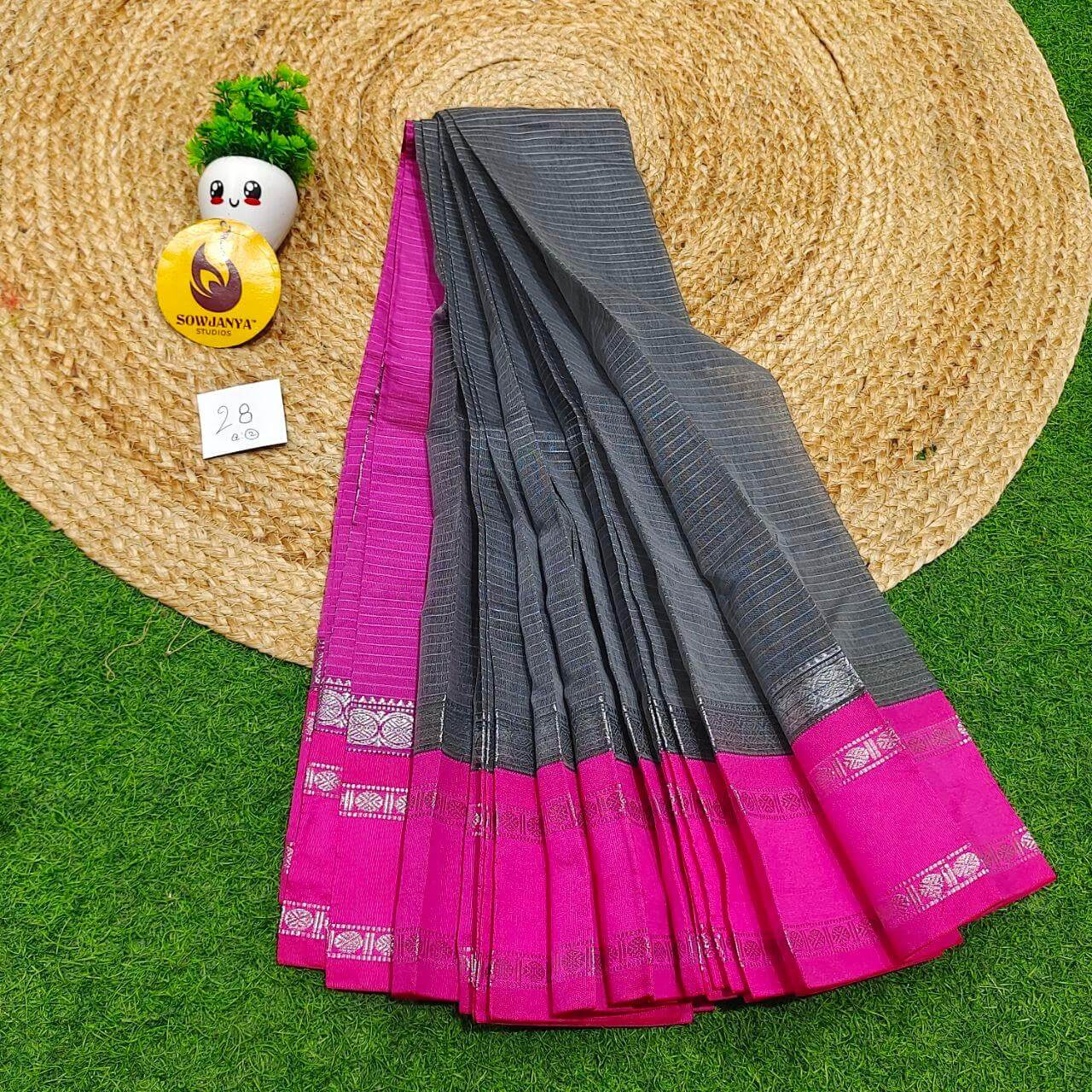 Seiko Gadwal Cotton Sarees -ROYAL28