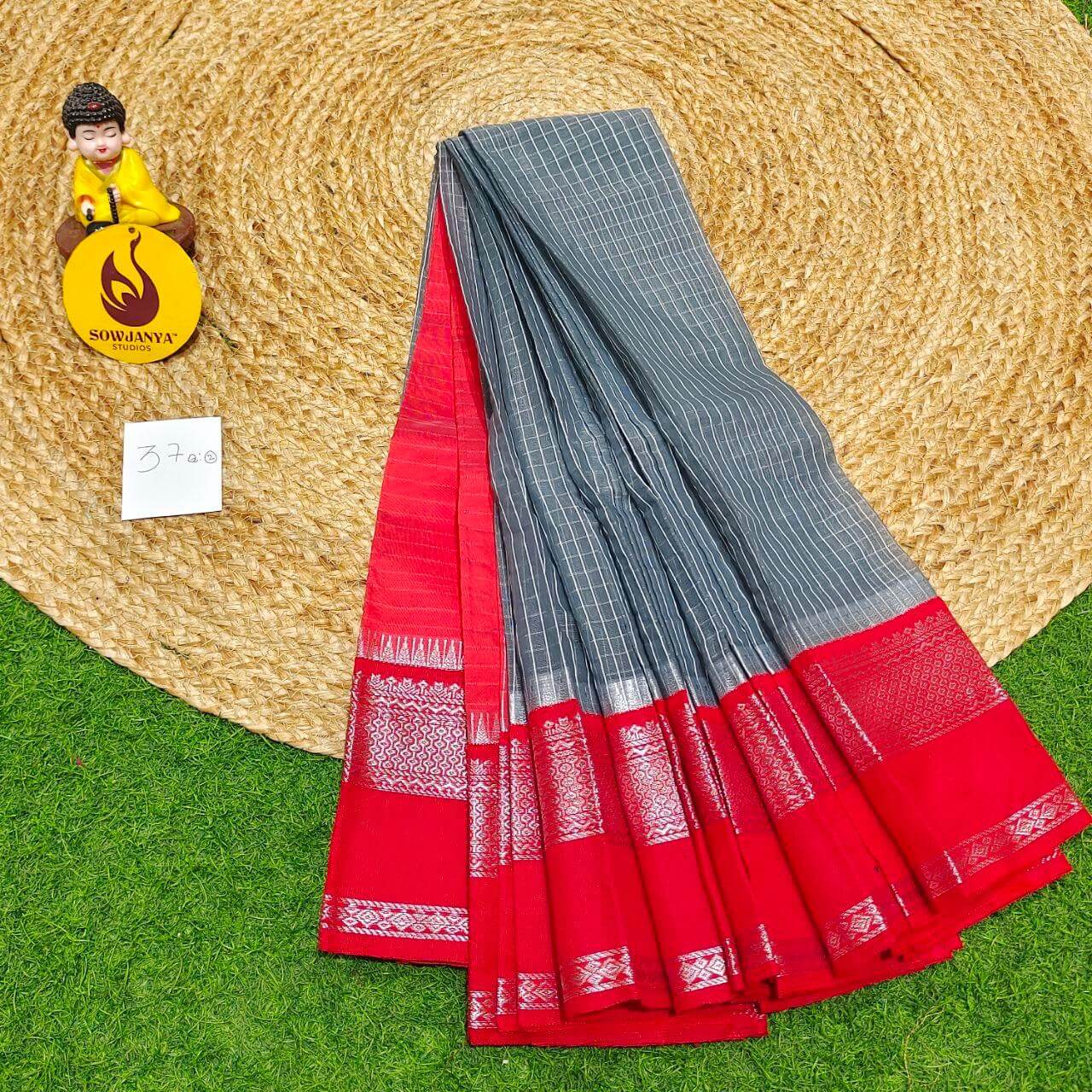 Seiko Gadwal Cotton Sarees -ROYAL37