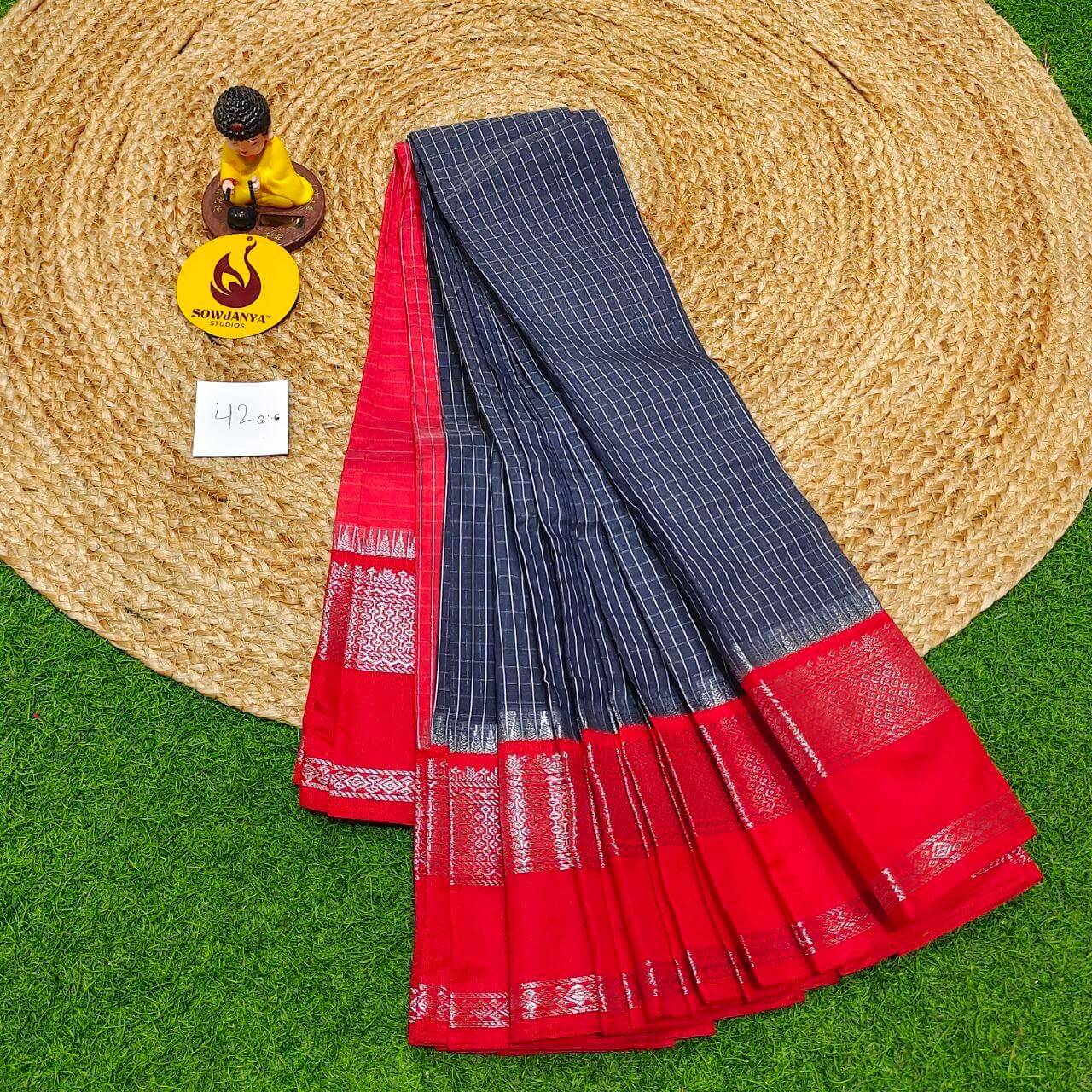 Seiko Gadwal Cotton Sarees -ROYAL42