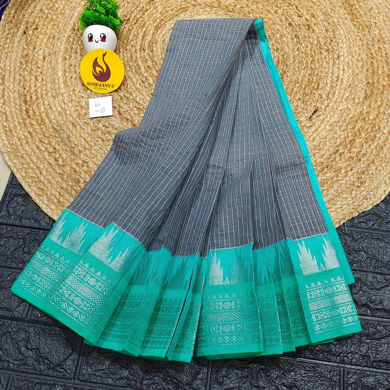 Seiko Gadwal Cotton Sarees -ROYAL66