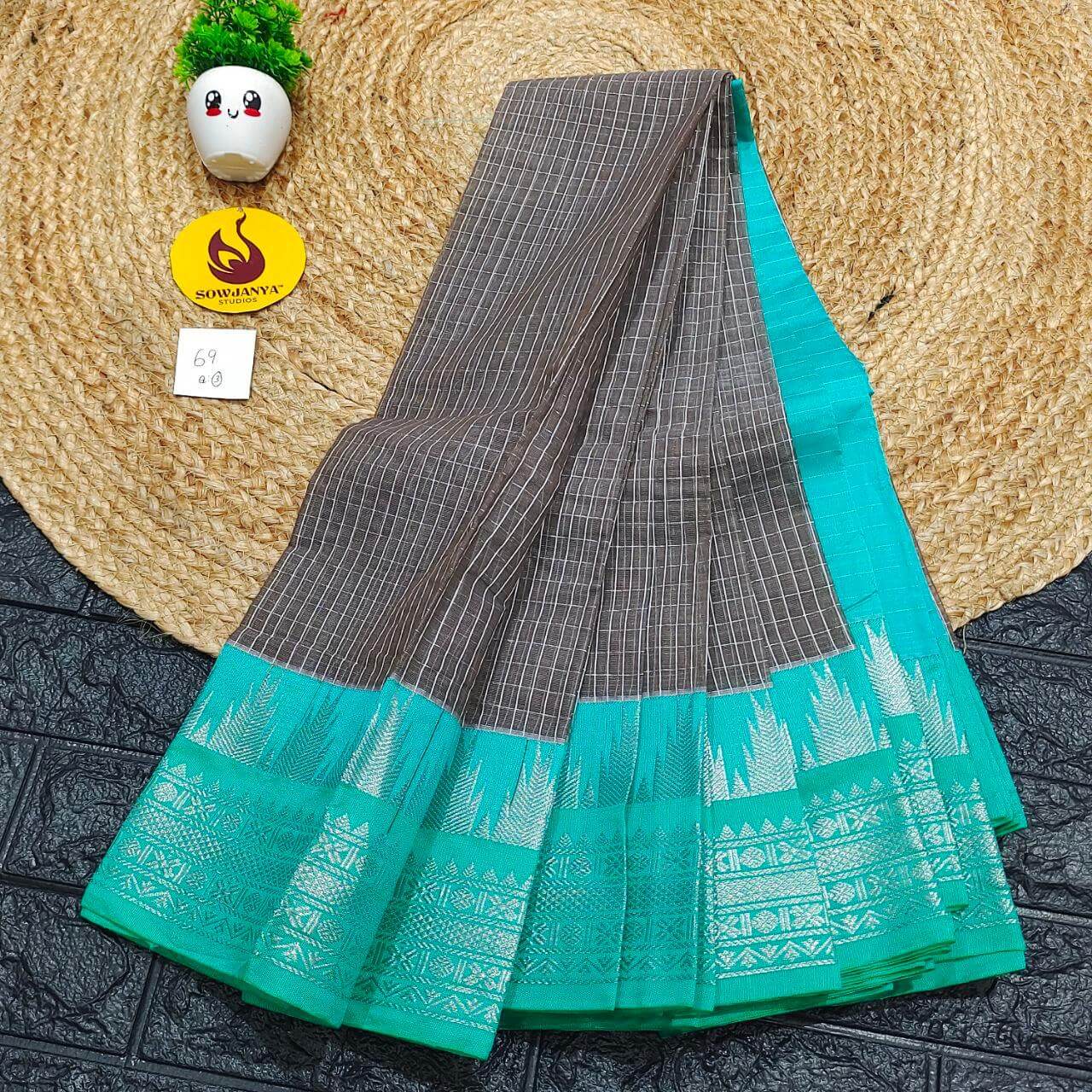 Seiko Gadwal Cotton Sarees -ROYAL69