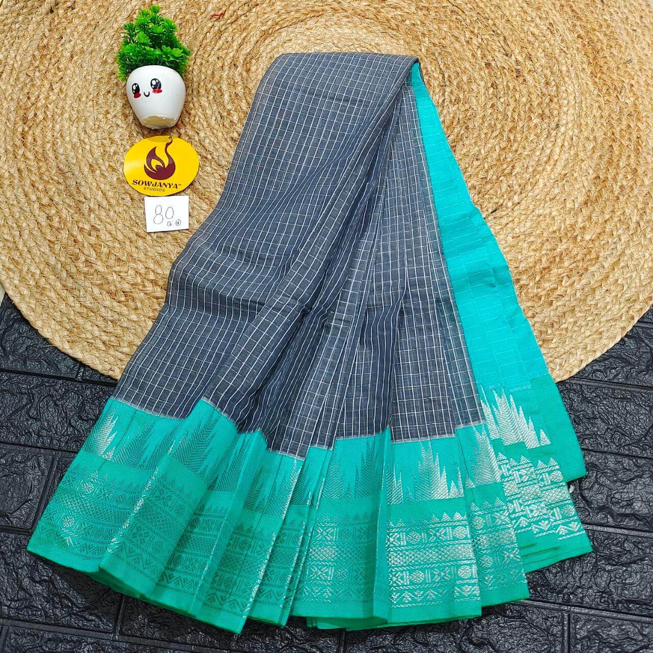 Seiko Gadwal Cotton Sarees -ROYAL80