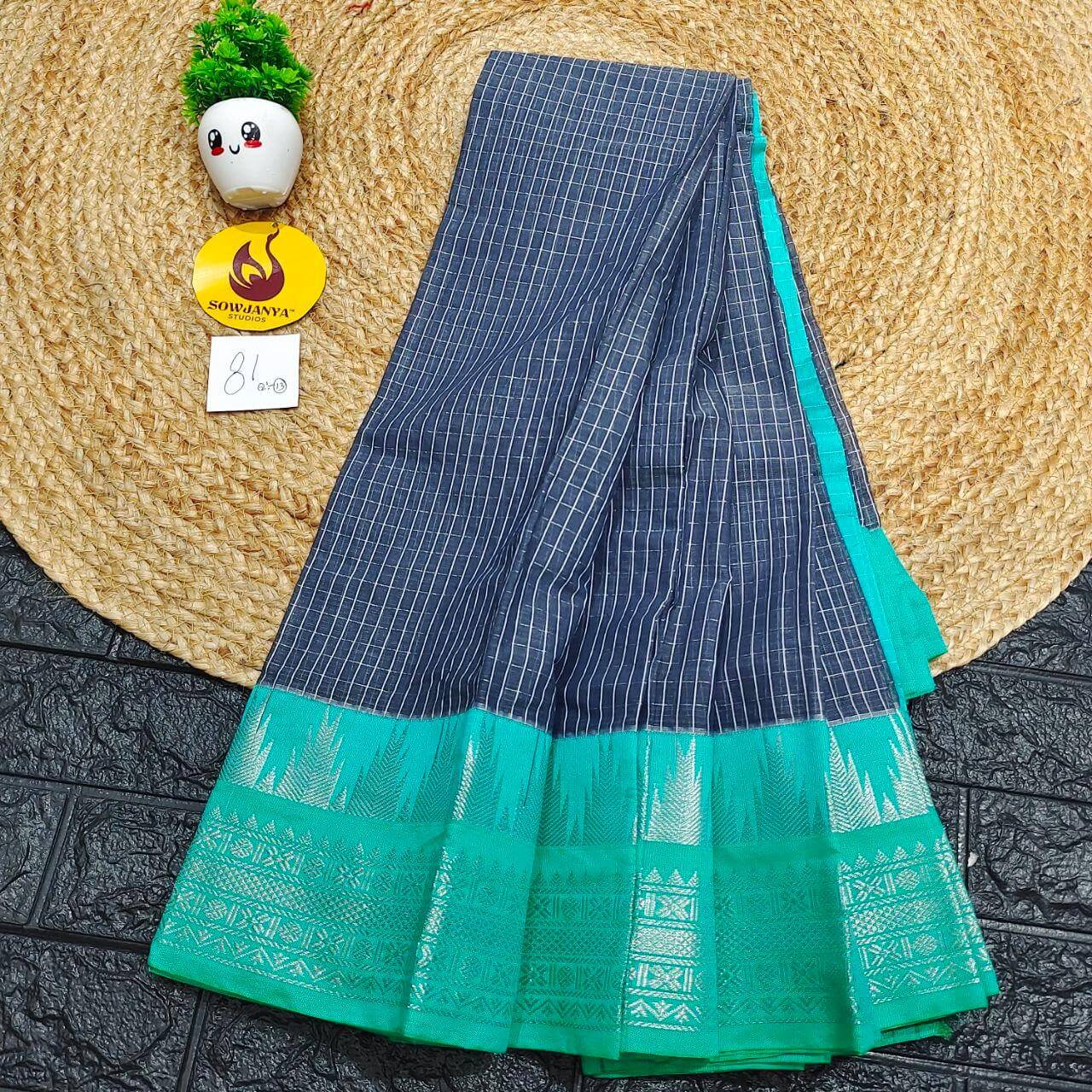 Seiko Gadwal Cotton Sarees -ROYAL81