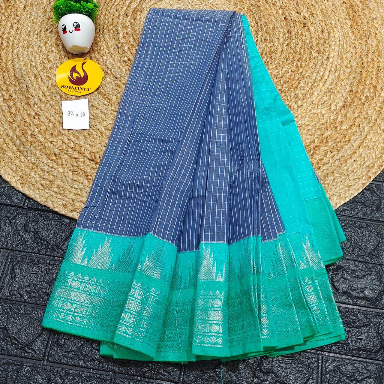 Seiko Gadwal Cotton Sarees -ROYAL82