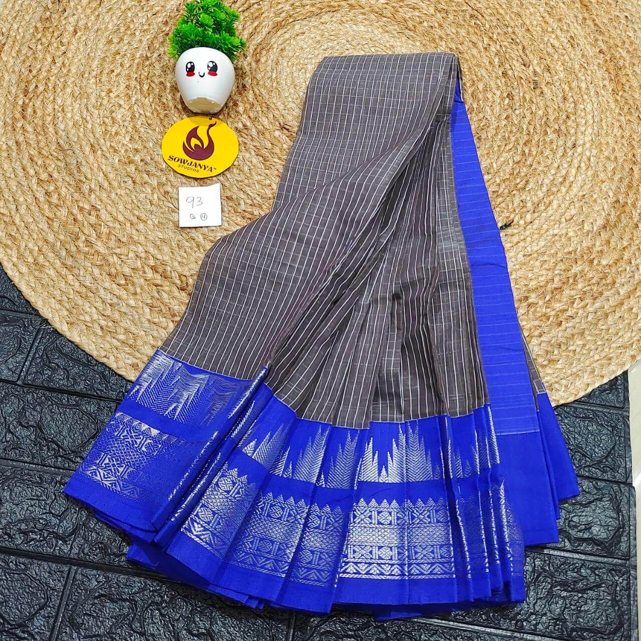 Seiko Gadwal Cotton Sarees -ROYAL93