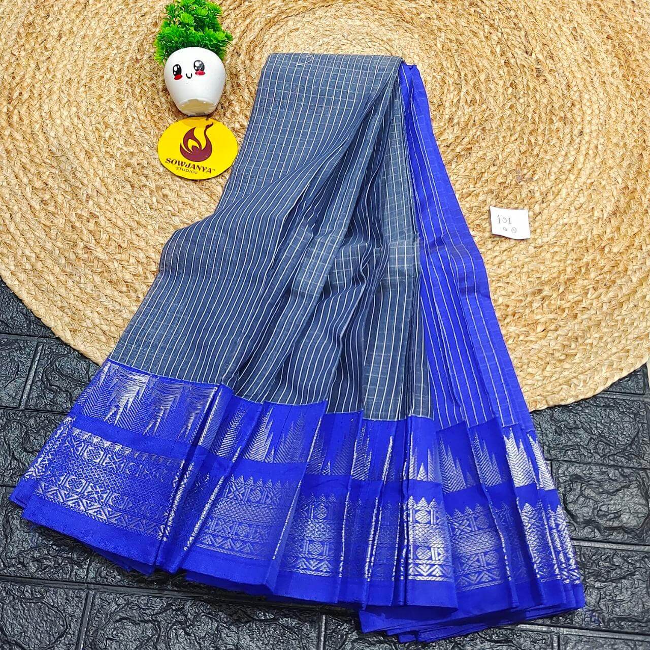 Seiko Gadwal Cotton Sarees -ROYAL101
