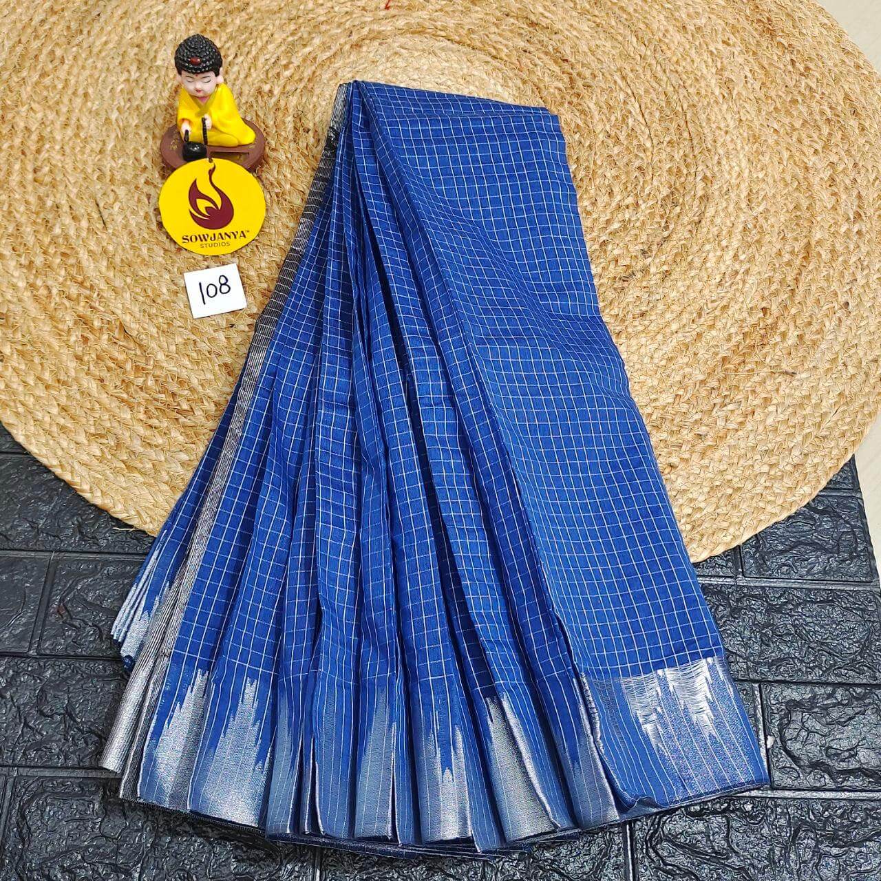 Seiko Gadwal Cotton Sarees -ROYAL108