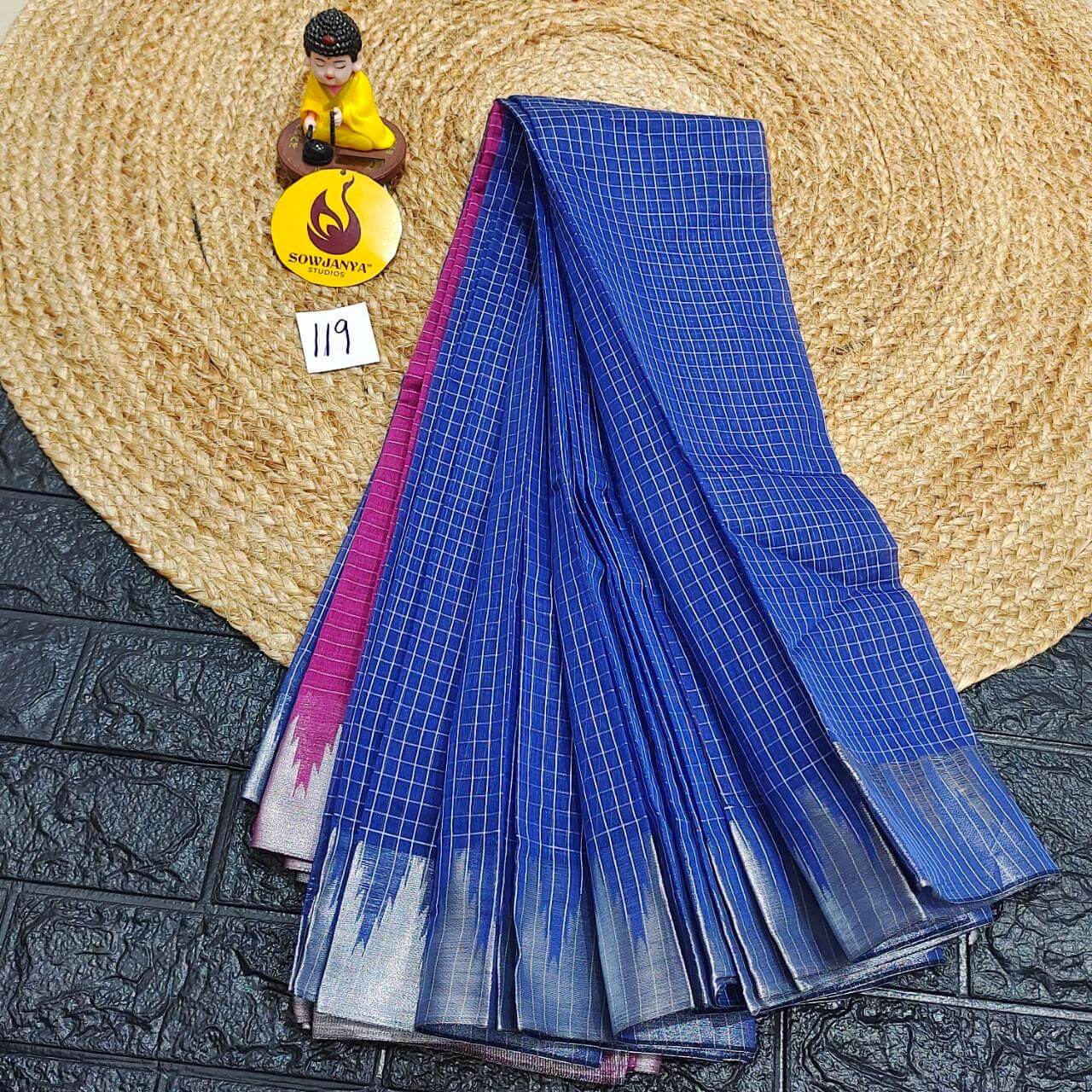 Seiko Gadwal Cotton Sarees -ROYAL119