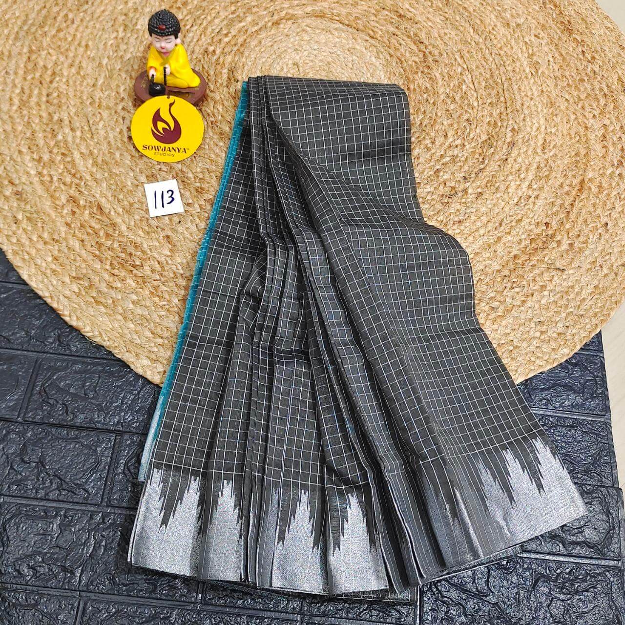 Seiko Gadwal Cotton Sarees -ROYAL113