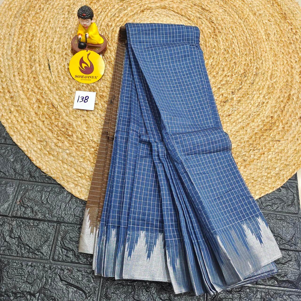 Seiko Gadwal Cotton Sarees -ROYAL138