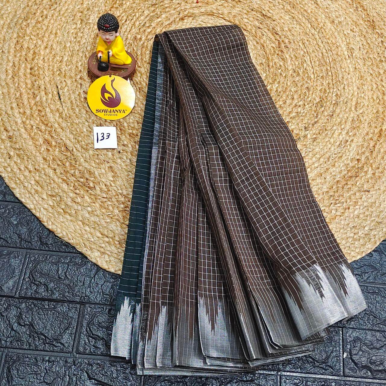 Seiko Gadwal Cotton Sarees -ROYAL133