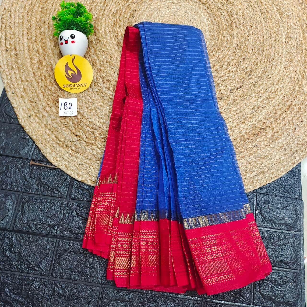Seiko Gadwal Cotton Sarees -ROYAL182