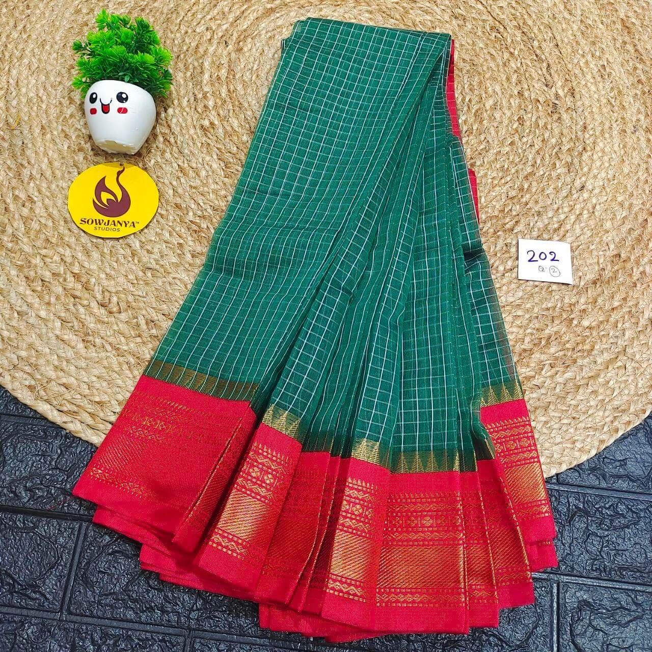 Seiko Gadwal Cotton Sarees -ROYAL202