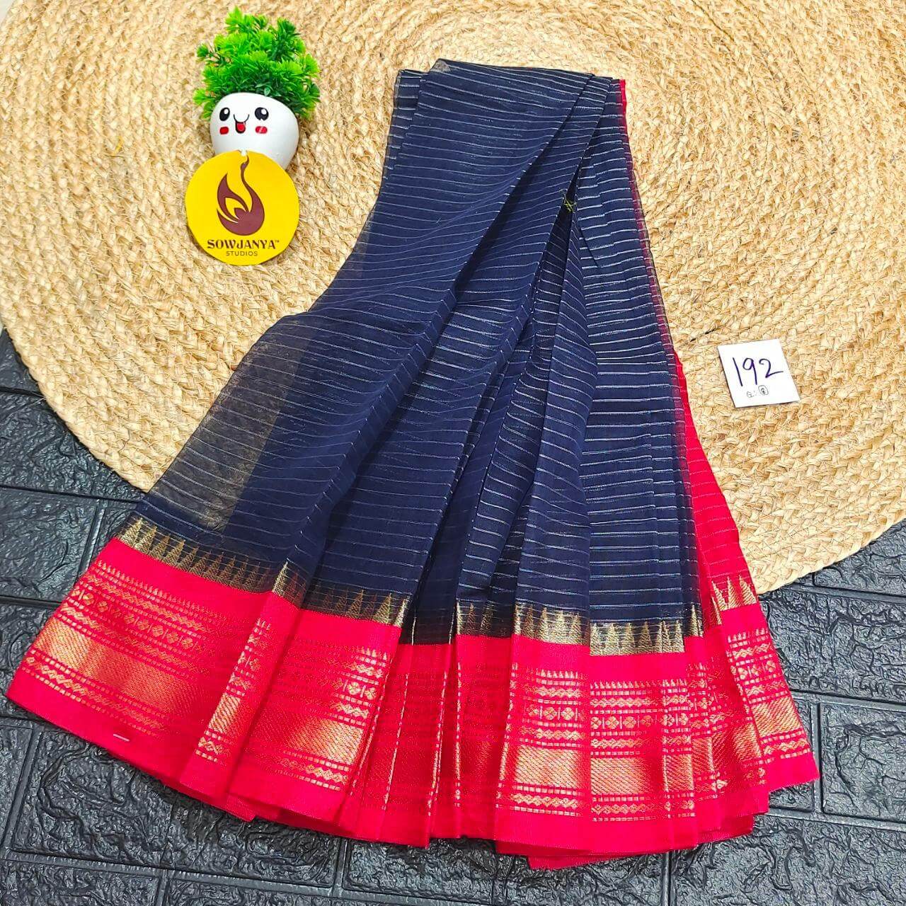 Seiko Gadwal Cotton Sarees -ROYAL192