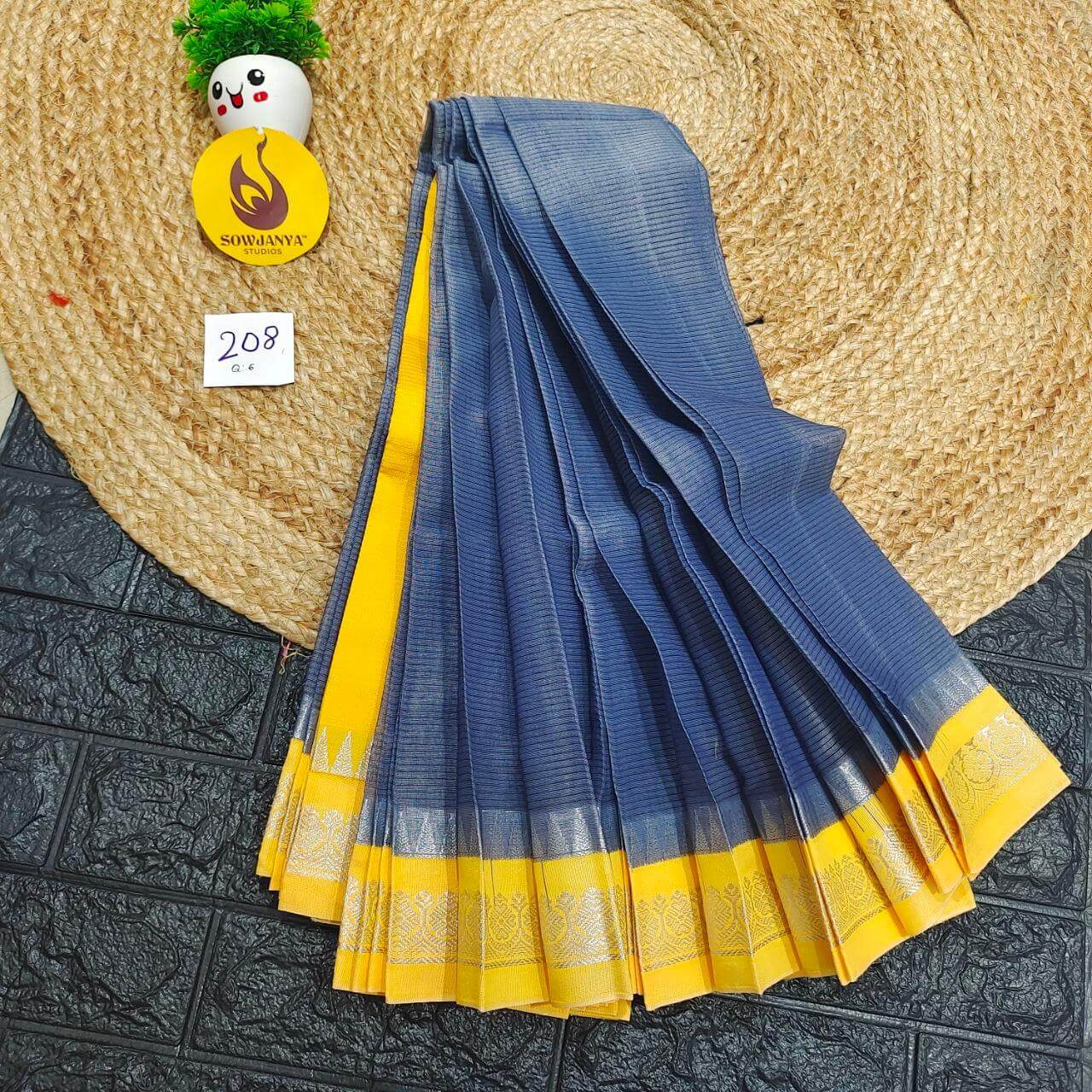 Seiko Gadwal Cotton Sarees -ROYAL208
