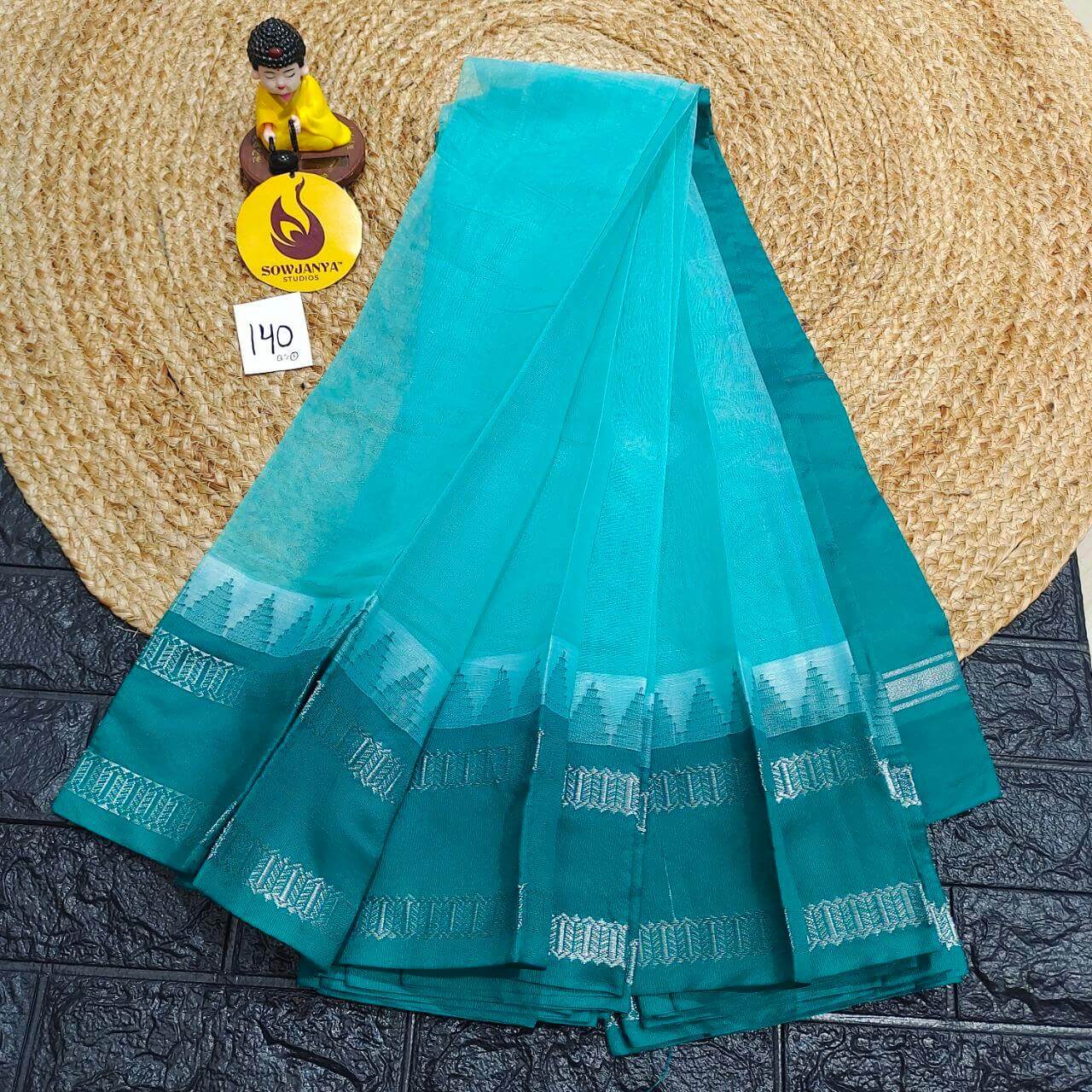 Seiko Gadwal Cotton Sarees -ROYAL140