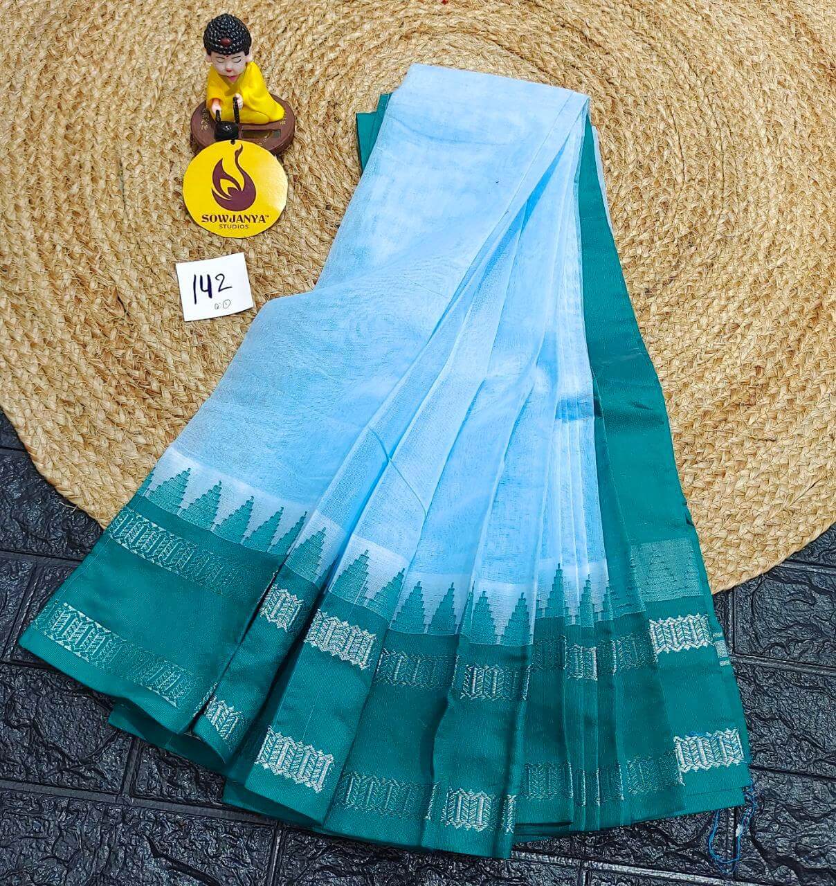 Seiko Gadwal Cotton Sarees -ROYAL142