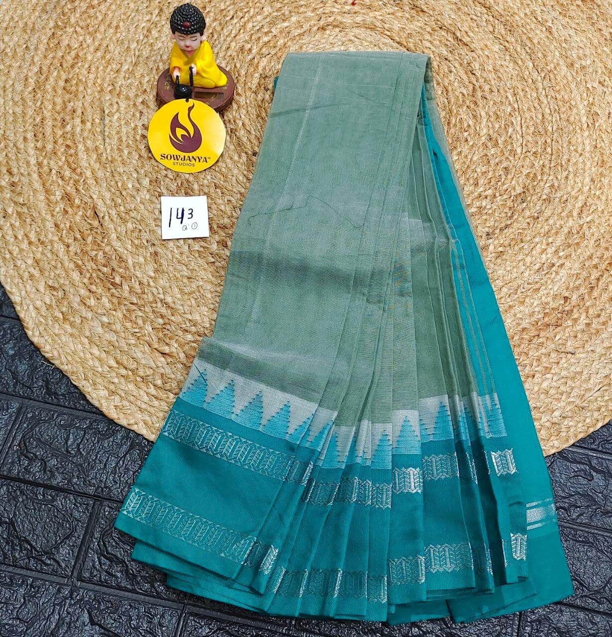 Seiko Gadwal Cotton Sarees -ROYAL143