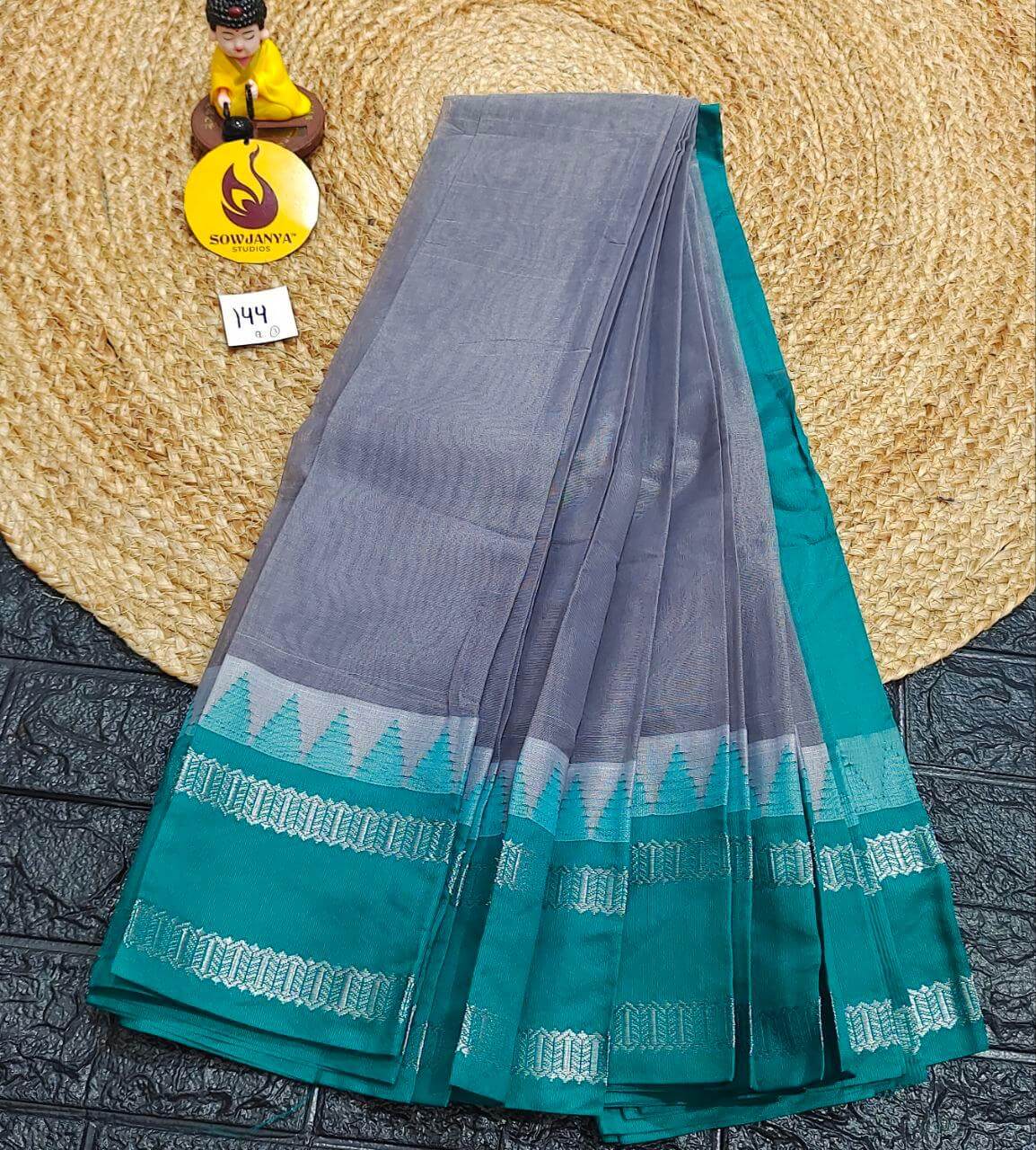 Seiko Gadwal Cotton Sarees -ROYAL144