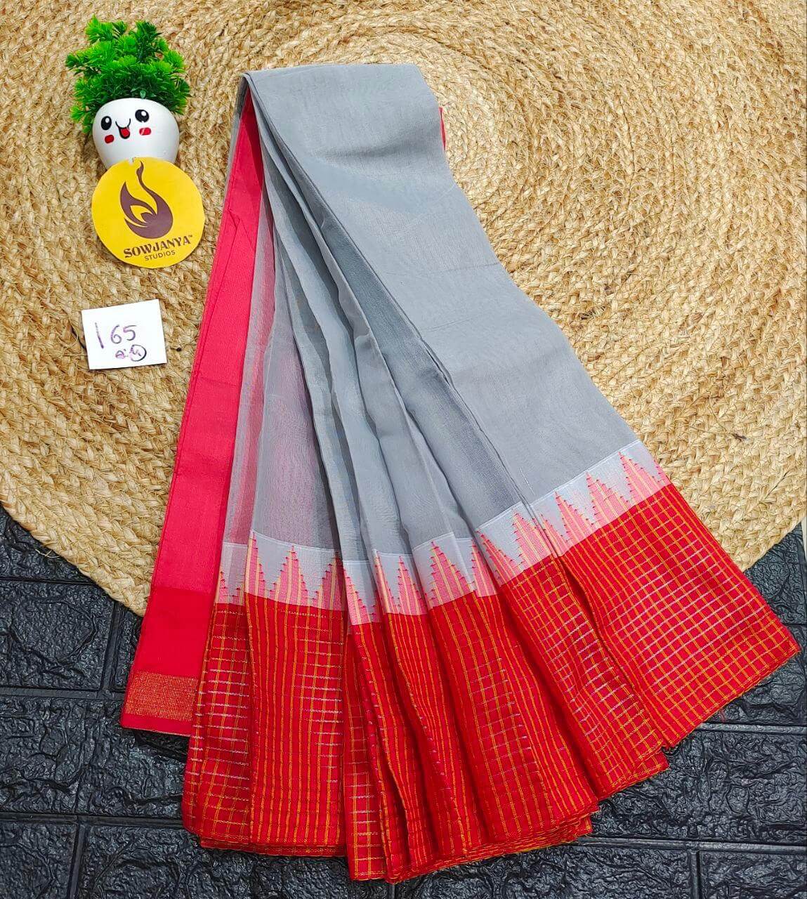 Seiko Gadwal Cotton Sarees -ROYAL165
