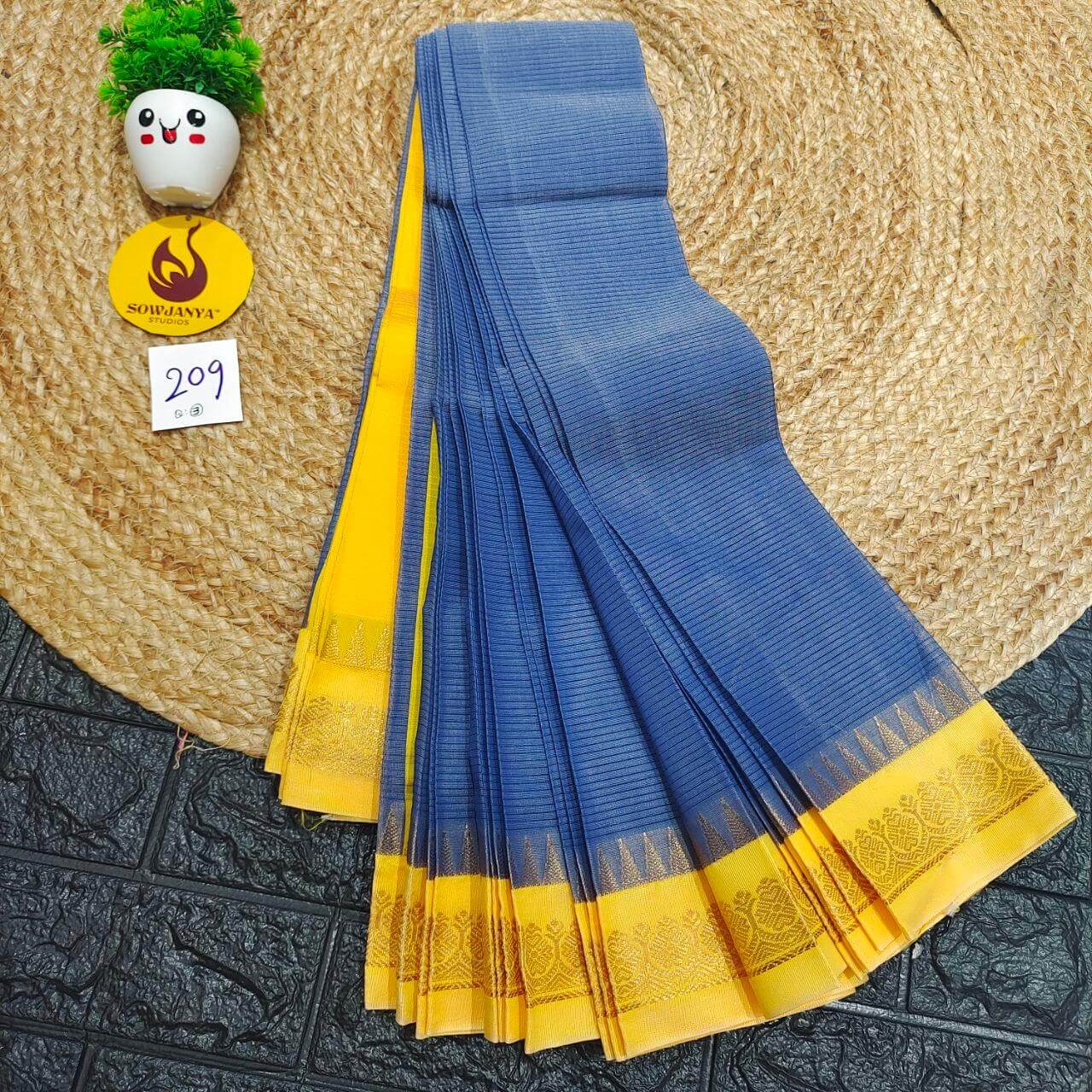 Seiko Gadwal Cotton Sarees -ROYAL209