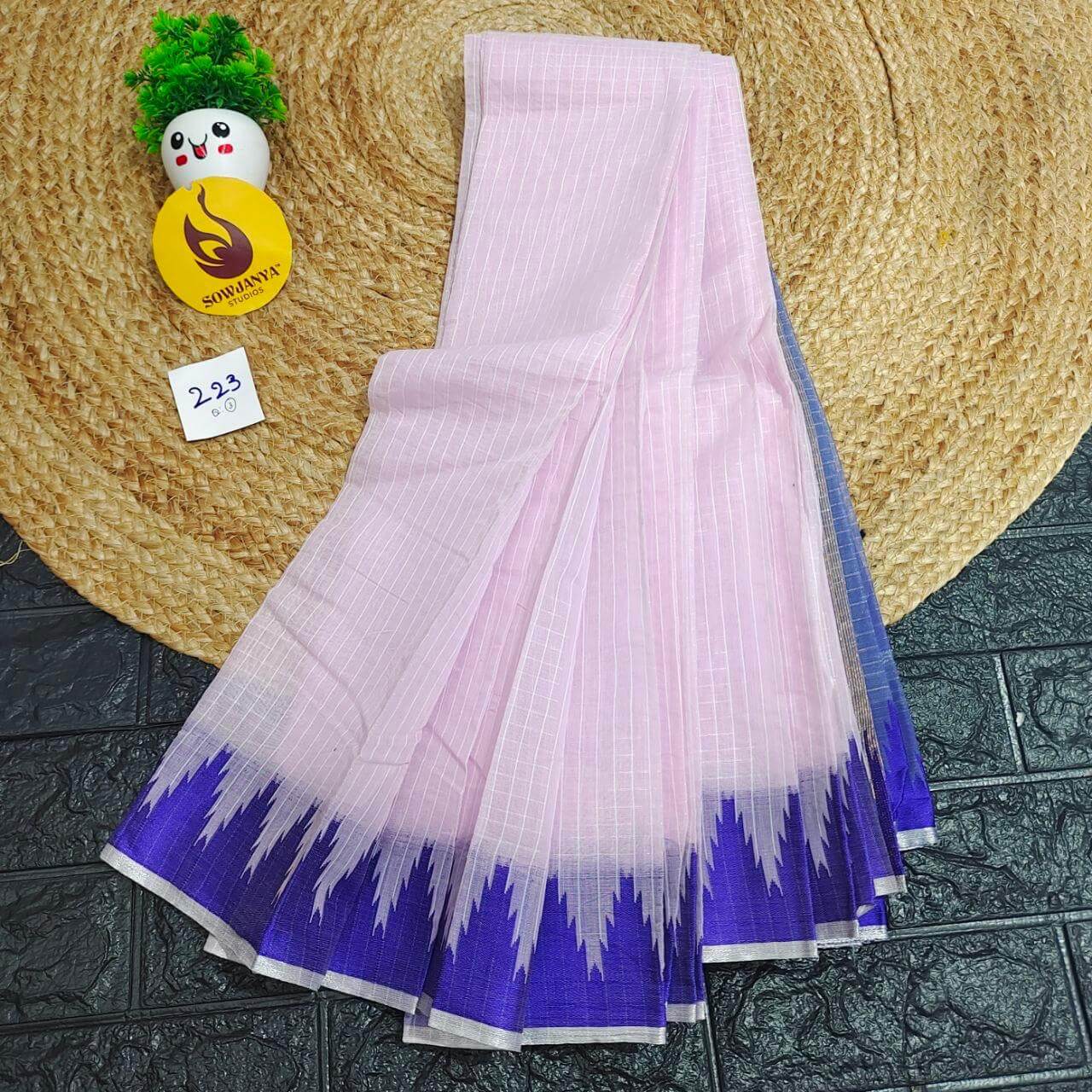 Seiko Gadwal Cotton Sarees -ROYAL223