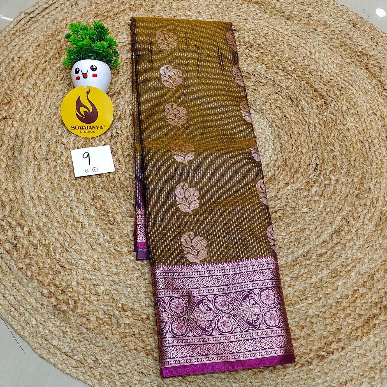 Premium Semi Pattu Saree's-SSASD9
