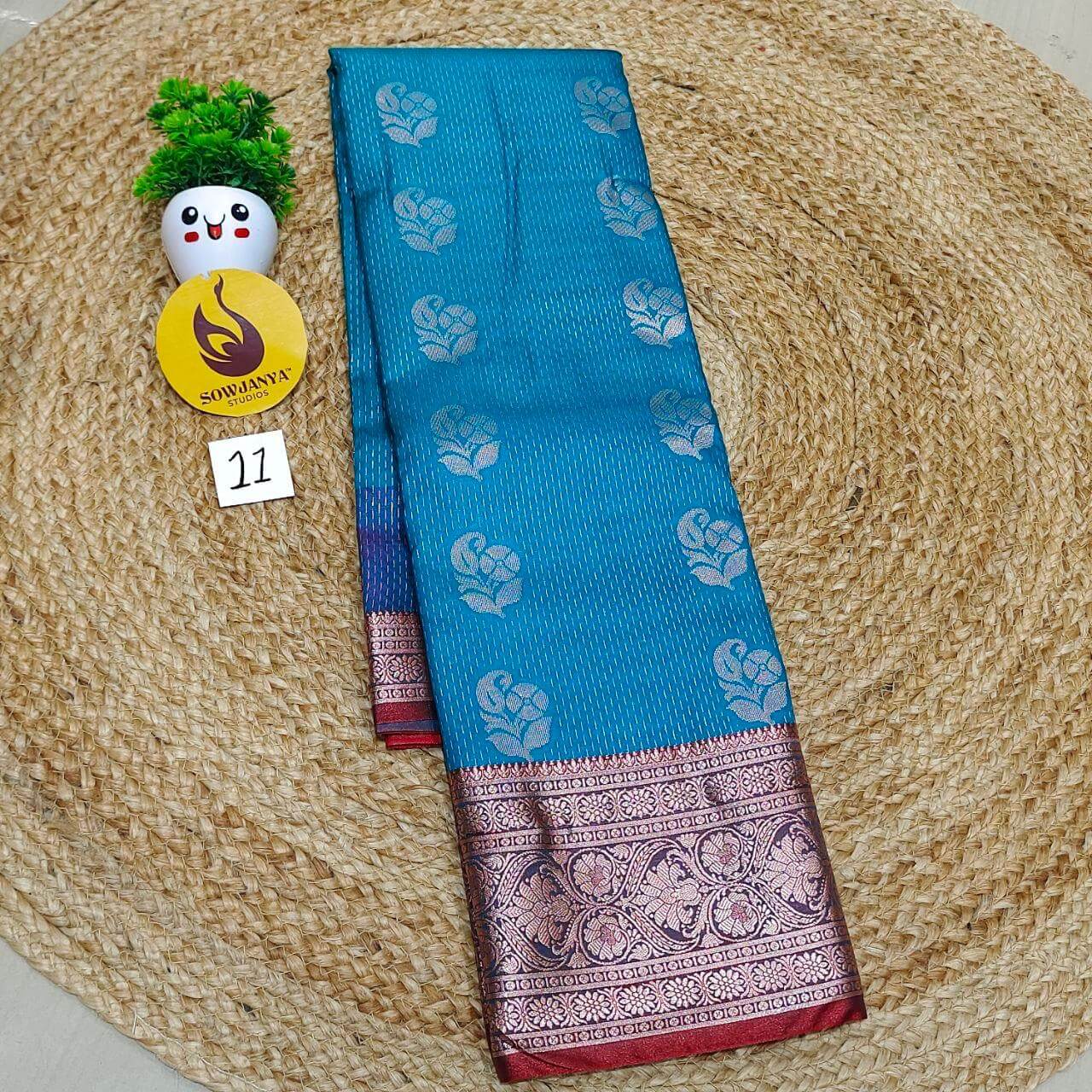 Premium Semi Pattu Saree's - SSASD11