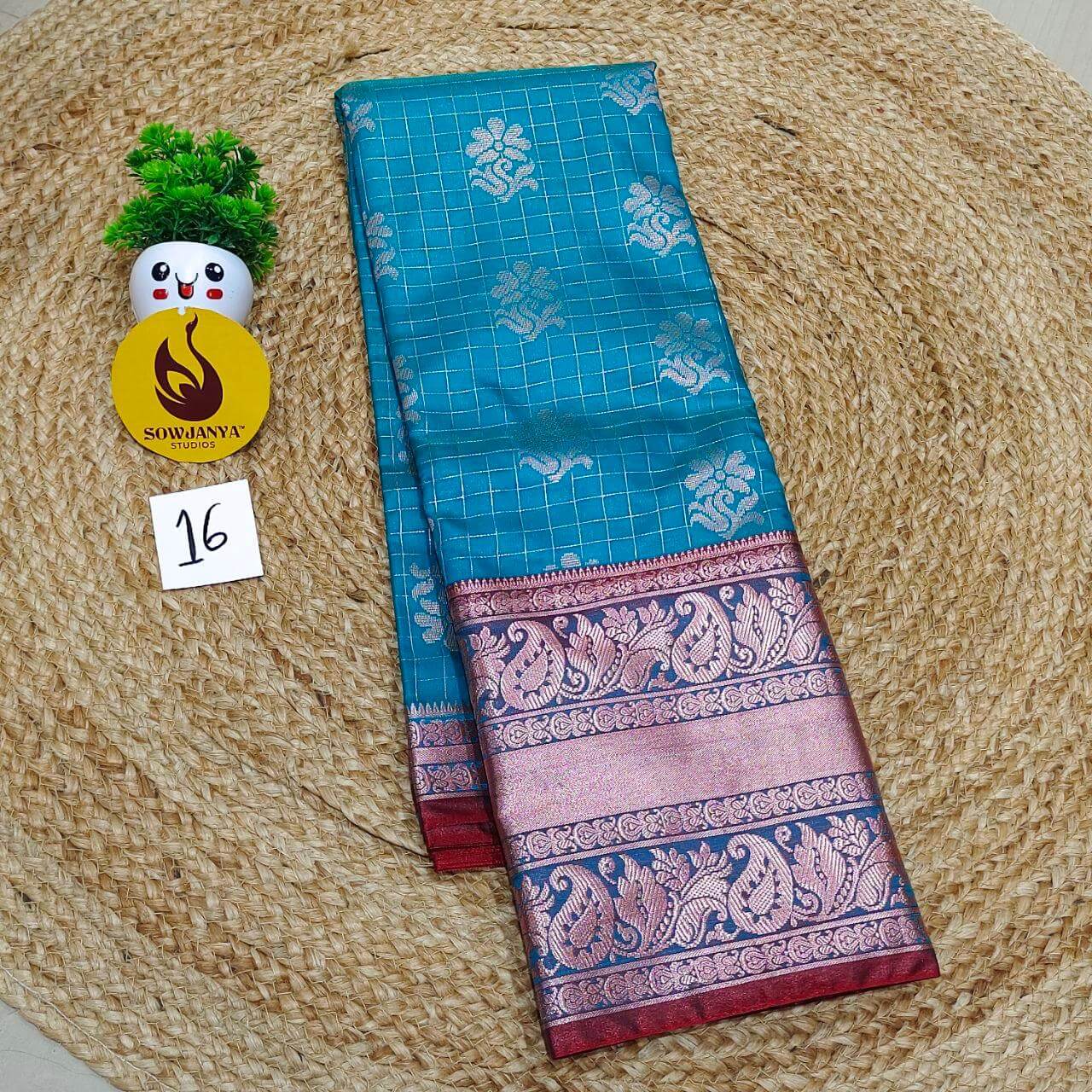 Premium Semi Pattu Sarees -SSASD16