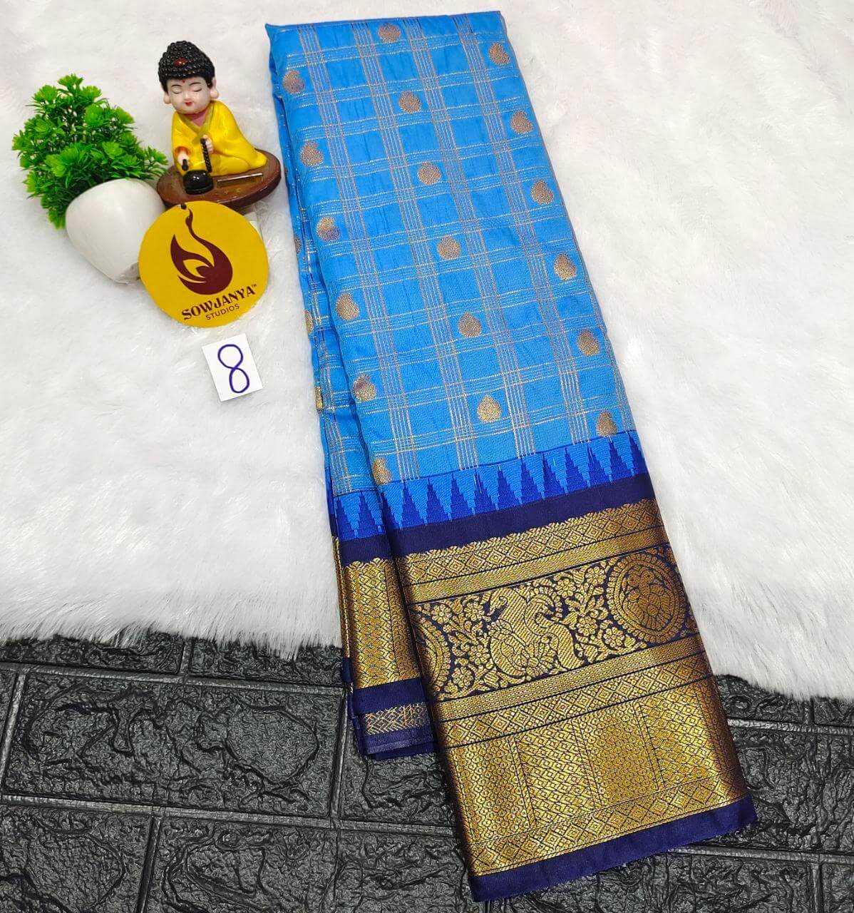 Premium Semi Gadwal Sarees - VIBE8