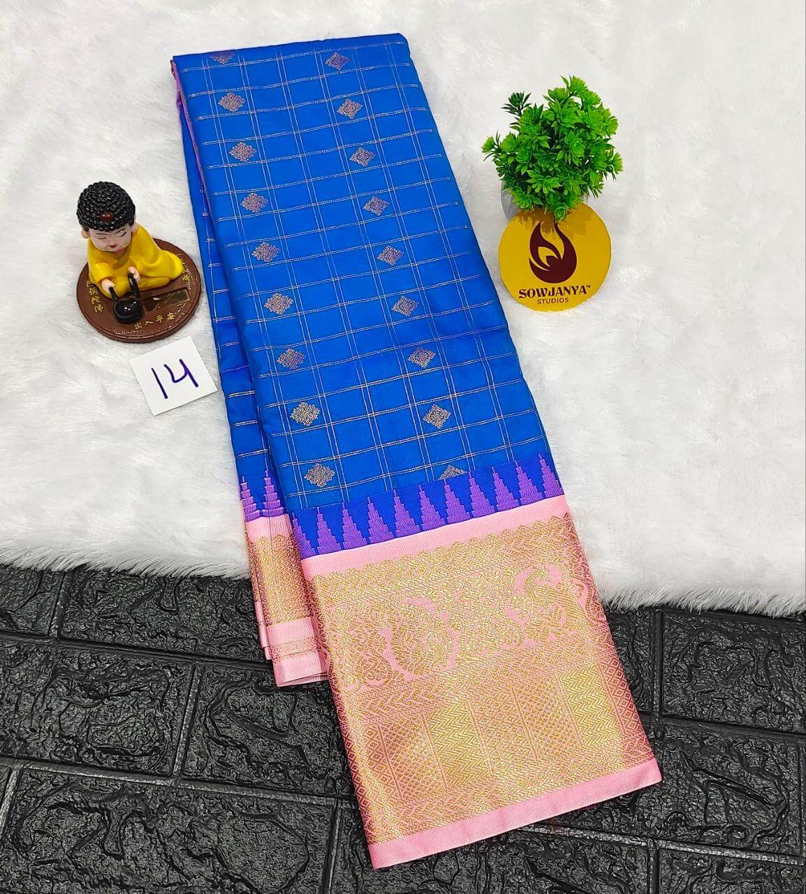 Premium Semi Gadwal Sarees - VIBE14