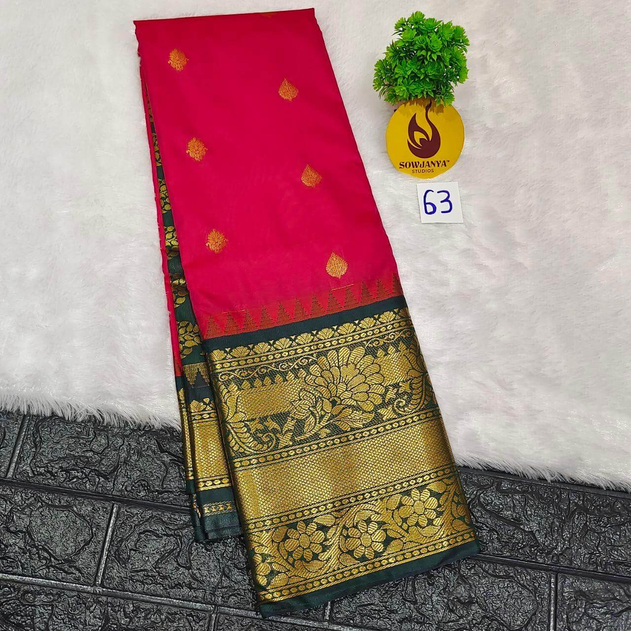 Premium Semi Gadwal Sarees - VIBE63