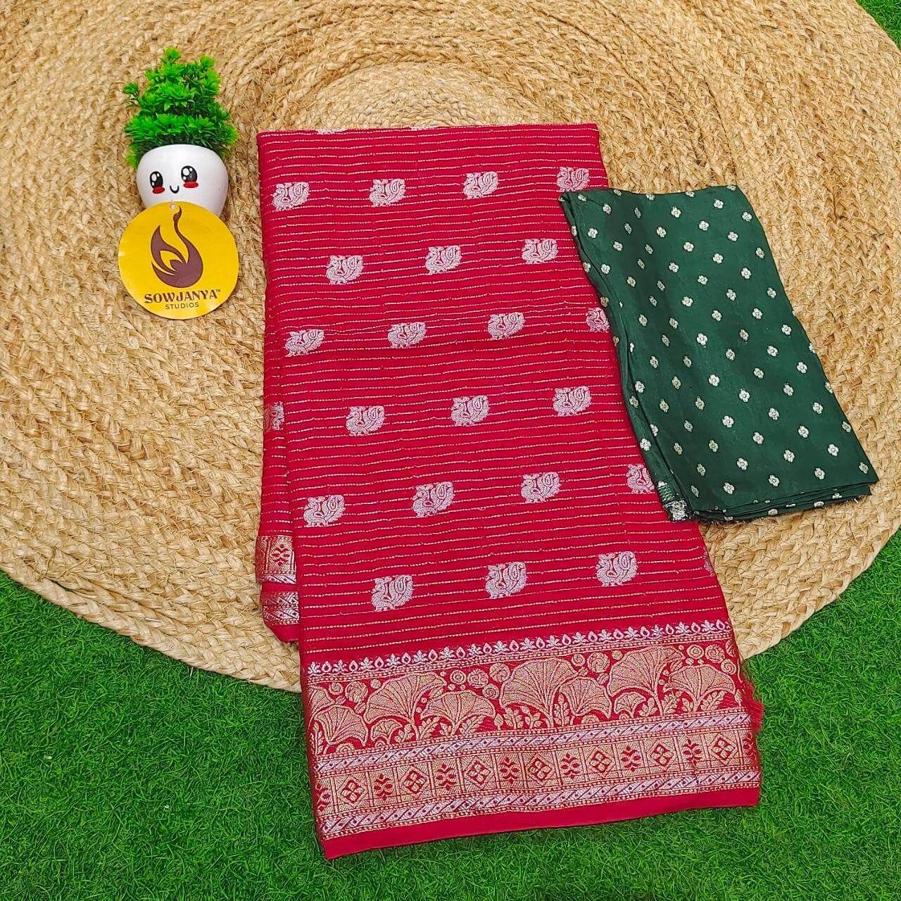 Premium Viscose Georgette Saree(3) - BLAST