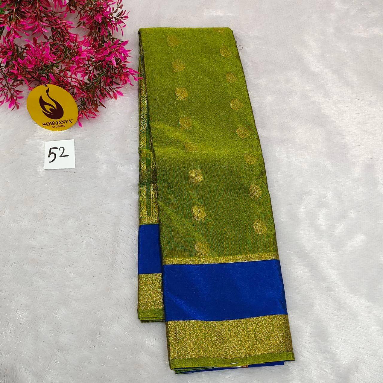 VINTAGE Seiko Gadwal Pattu Sarees(52) - WAVE