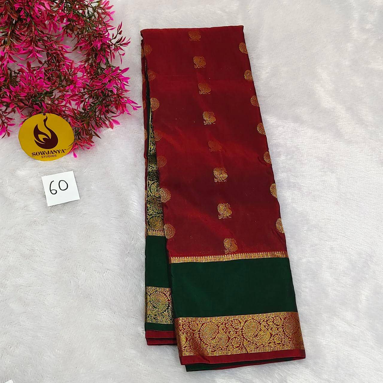 VINTAGE Seiko Gadwal Pattu Sarees(60) - WAVE