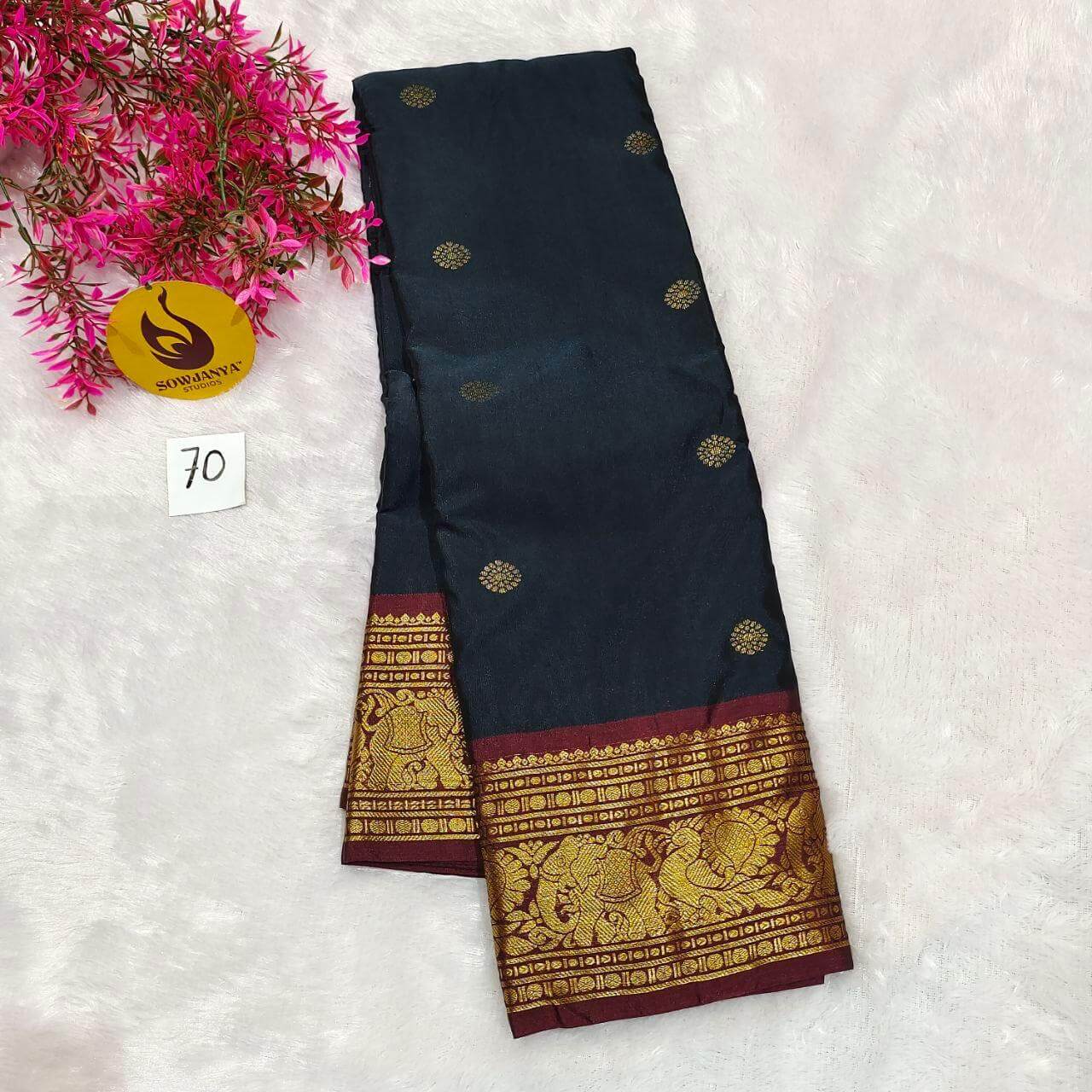 VINTAGE Seiko Gadwal Pattu Sarees(70) - WAVE