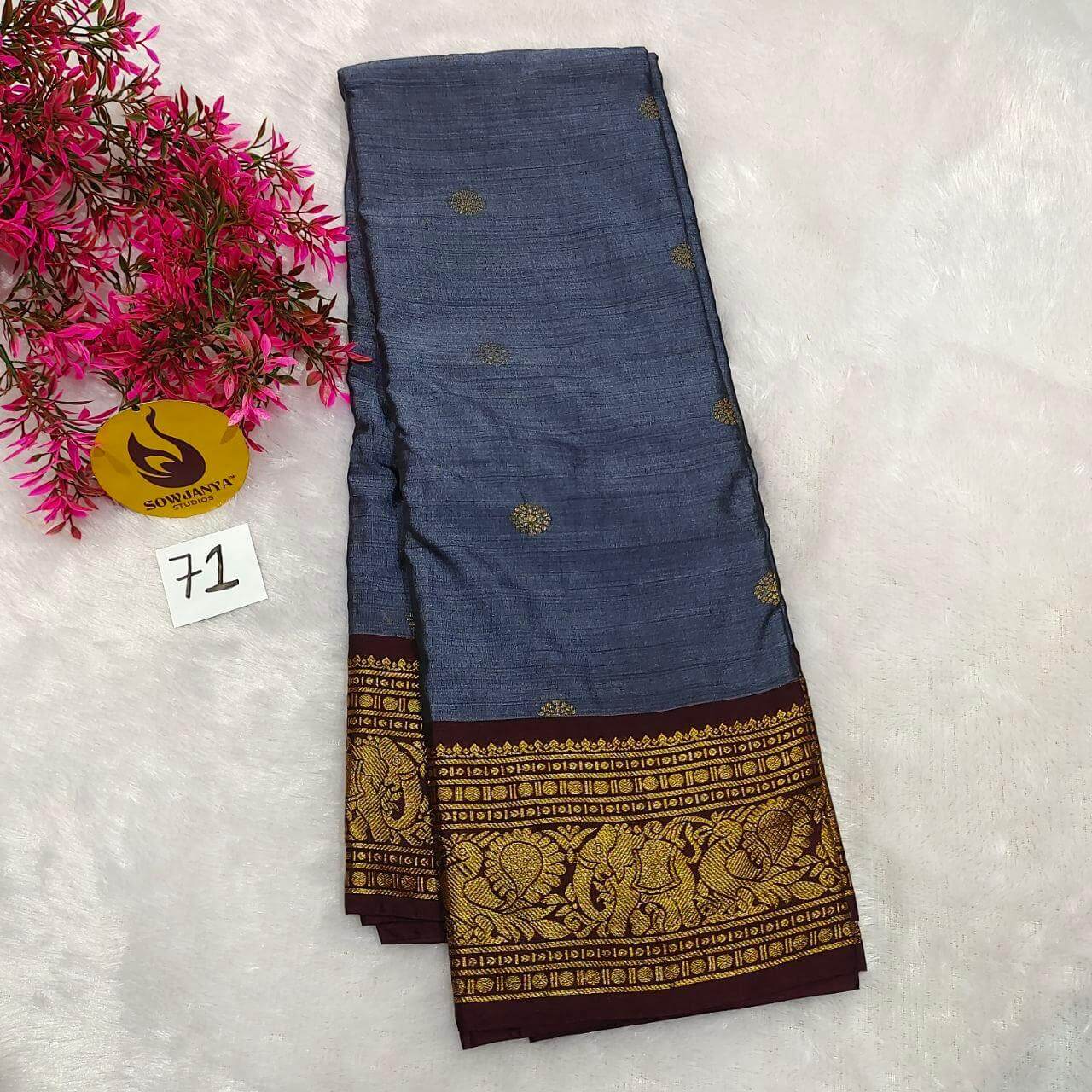 VINTAGE Seiko Gadwal Pattu Sarees(71) - WAVE