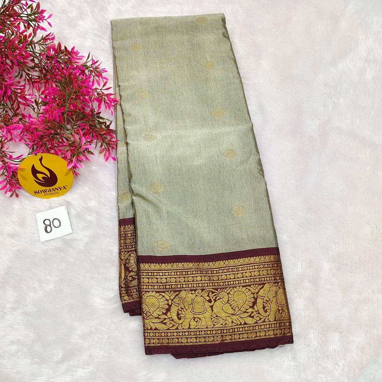 VINTAGE Seiko Gadwal Pattu Sarees(80) - WAVE