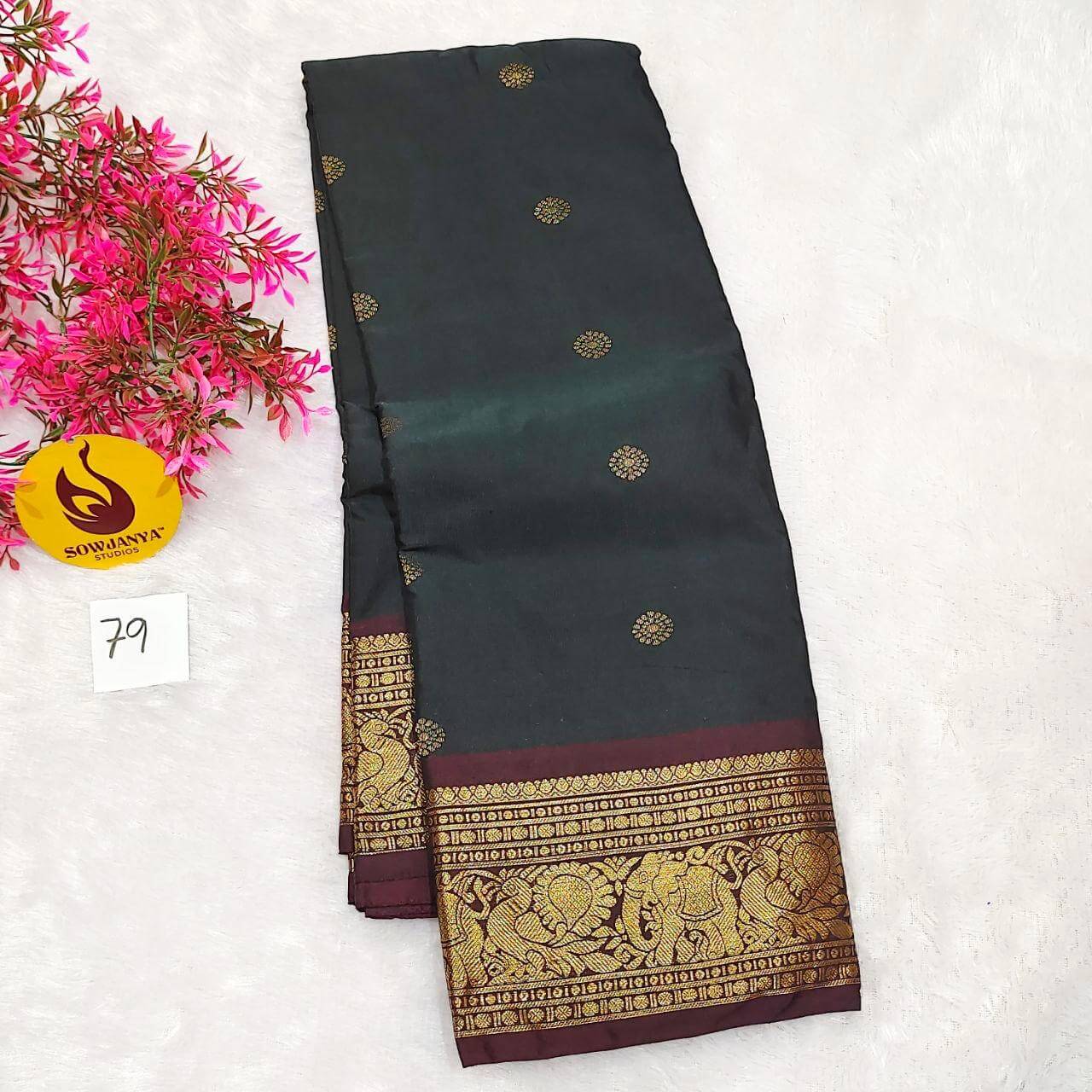 VINTAGE Seiko Gadwal Pattu Sarees(79) - WAVE