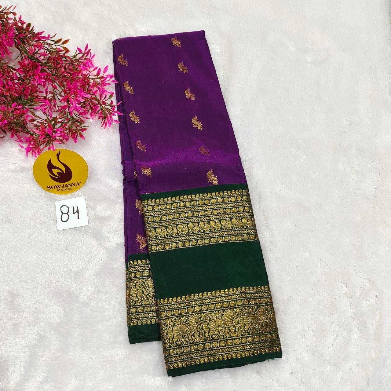 VINTAGE Seiko Gadwal Pattu Sarees(84) - WAVE