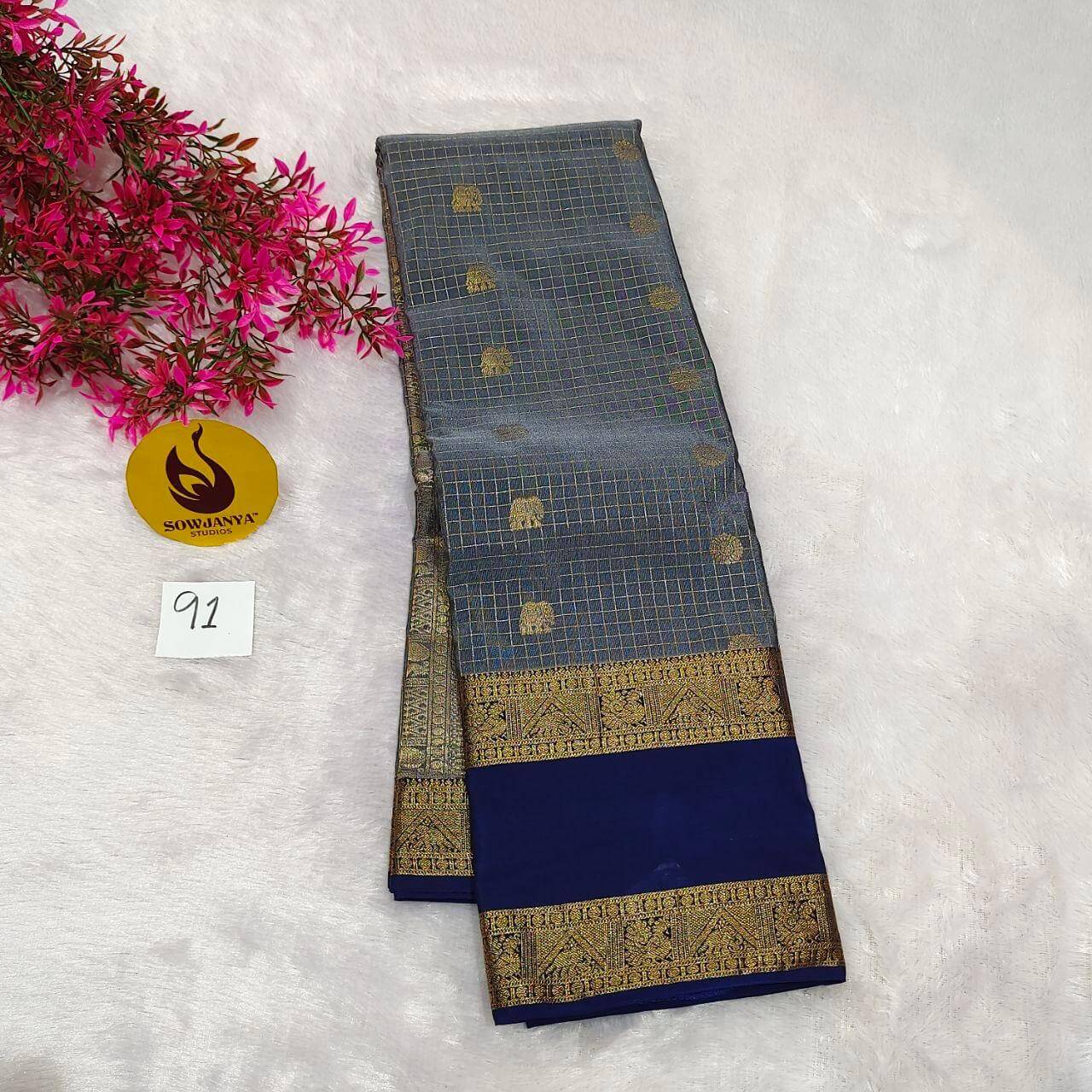 VINTAGE Seiko Gadwal Pattu Sarees(91) - WAVE